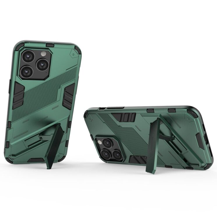 Защитный чехол Deexe Bibercas для Apple iPhone 14 Pro - Green: фото 2 из 6