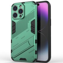 Защитный чехол Deexe Bibercas для Apple iPhone 16 Pro - Green: фото 1 из 6