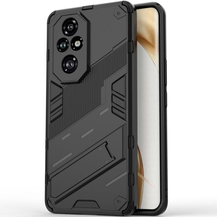 Захисний чохол Deexe Bibercas для Honor 200 Pro - Black: фото 2 з 7