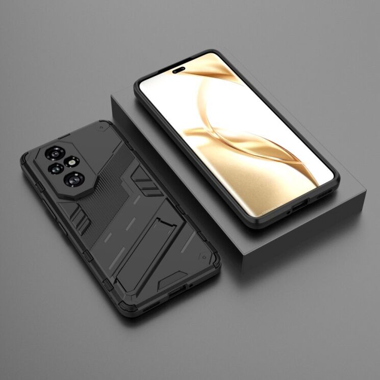 Захисний чохол Deexe Bibercas для Honor 200 Pro - Black: фото 6 з 7