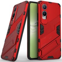 Защитный чехол Deexe Bibercas для OnePlus Nord CE 4 Lite - Red: фото 1 из 8