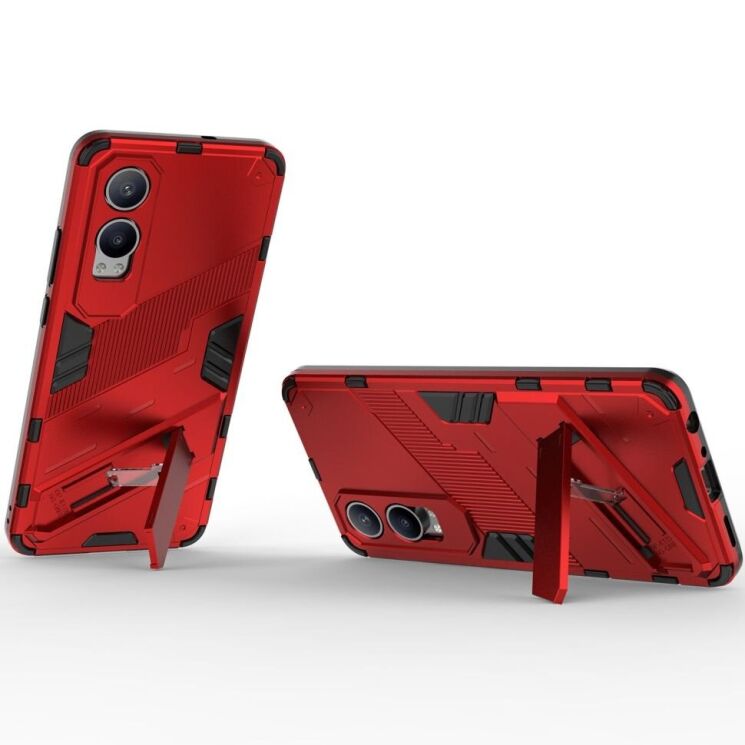 Защитный чехол Deexe Bibercas для OnePlus Nord CE 4 Lite - Red: фото 3 из 8