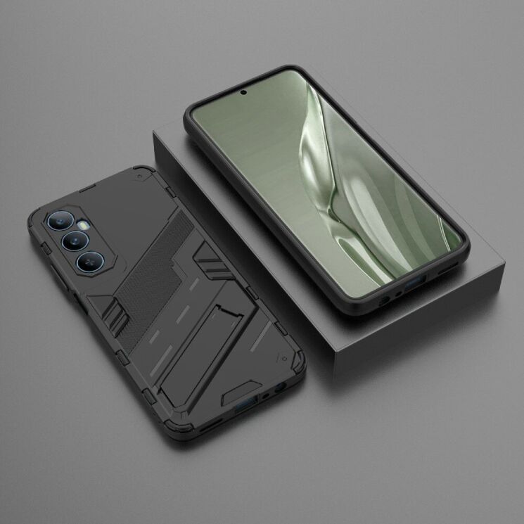 Захисний чохол Deexe Bibercas для Realme C65 - Black: фото 6 з 8