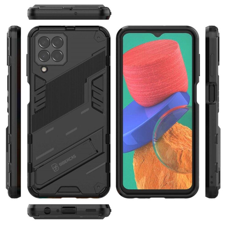 Захисний чохол Deexe Bibercas для Samsung Galaxy M33 (M336) - Black: фото 4 з 8
