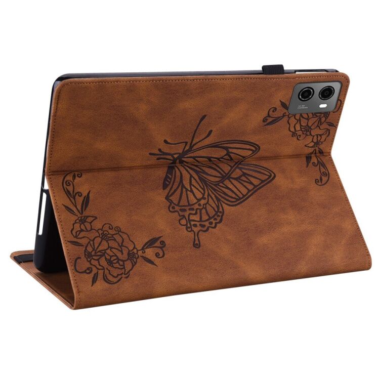 Защитный чехол Deexe Butterfly для Lenovo Legion Tab - Brown: фото 4 из 11