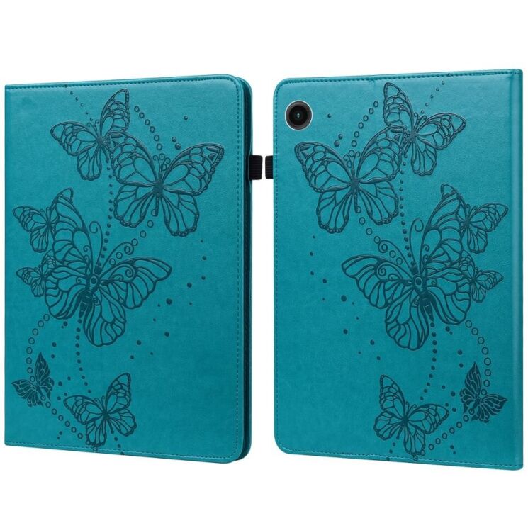 Защитный чехол Deexe Butterfly для Samsung Galaxy Tab A9 (X110/115) - Blue: фото 1 из 9