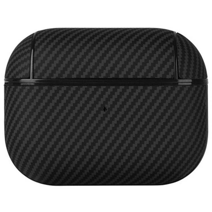 Защитный чехол Deexe Carbon Cover для Apple AirPods Pro 2 - Black: фото 1 из 4