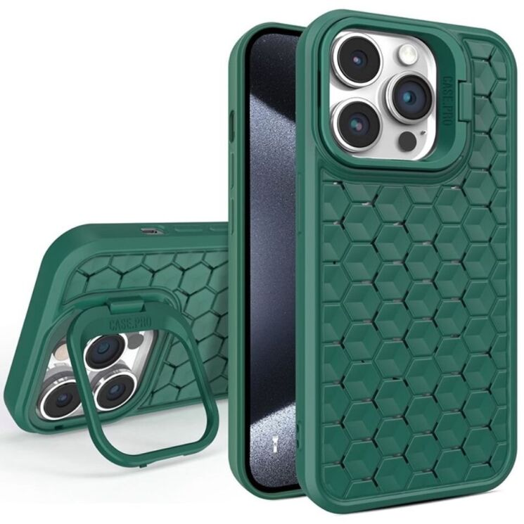 Защитный чехол Deexe CasePro with MagSafe для Apple iPhone 15 Pro - Army Green: фото 1 из 8