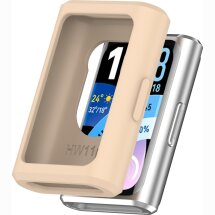 Защитный чехол Deexe Color Frame для Huawei Band 11 Pro - Light Pink: фото 1 из 8