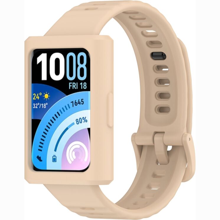 Защитный чехол Deexe Color Frame для Huawei Band 11 Pro - Light Pink: фото 7 из 8