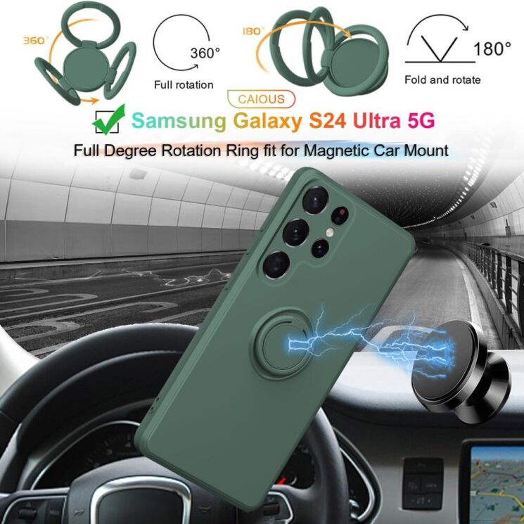 Защитный чехол Deexe Color Shell для Samsung Galaxy S25 Ultra (S938) - Black: фото 6 из 7