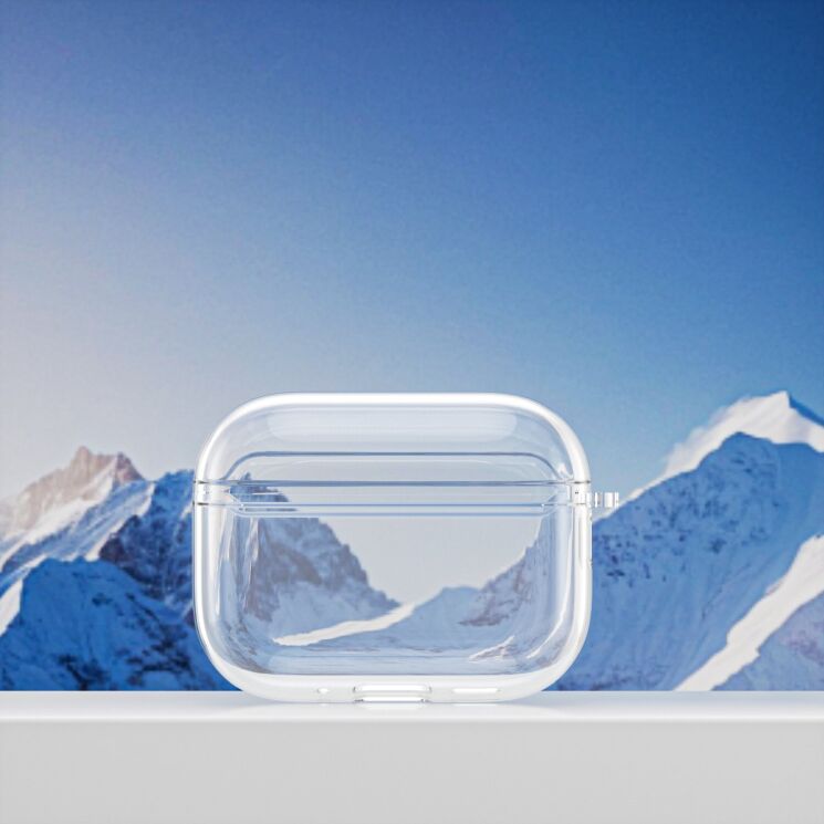 Защитный чехол Deexe Crystal Color для Apple AirPods Pro 3 - Transparent Black (390132H) Защитный чехол Deexe Crystal Color для Apple AirPods Pro 3 - Transparent Black: фото 10 из 11