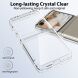 Защитный чехол Deexe Crystal Hybrid (FF) для Motorola Razr 50 - Transparent (358701T). Фото 3 из 7