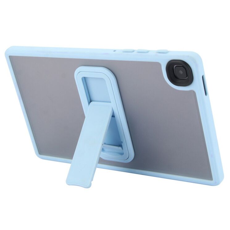 Защитный чехол Deexe Crystal Kickstand для Samsung Galaxy Tab A7 Lite (T220/T225) - Baby Blue: фото 2 из 12