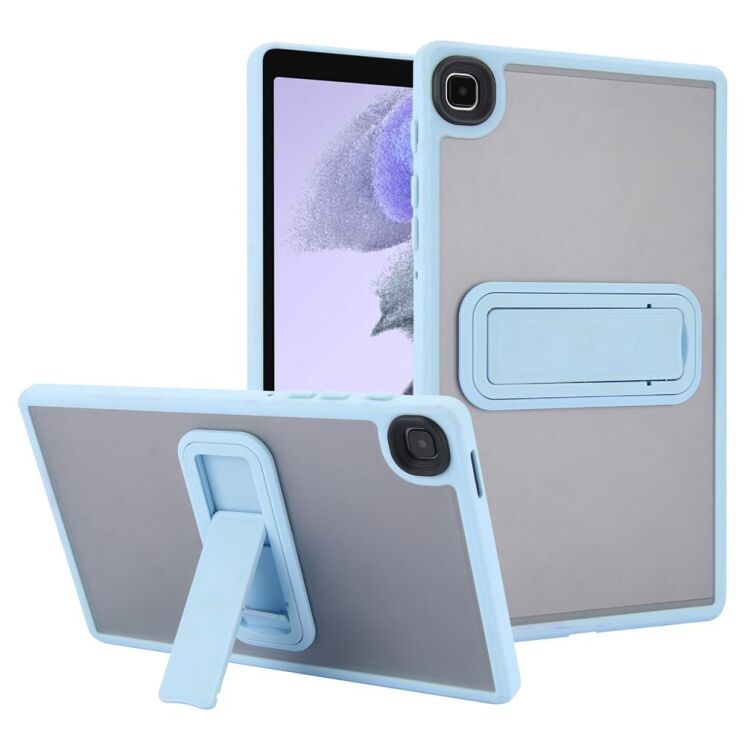 Защитный чехол Deexe Crystal Kickstand для Samsung Galaxy Tab A7 Lite (T220/T225) - Baby Blue: фото 1 из 12