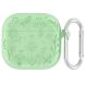 Защитный чехол Deexe Flower Pattern для Apple AirPods 4 - Matcha Green (364429M). Фото 1 из 8