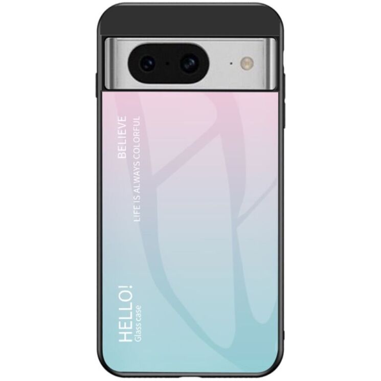 Защитный чехол Deexe Gradient Color для Google Pixel 8 - Pink / Blue: фото 1 из 7