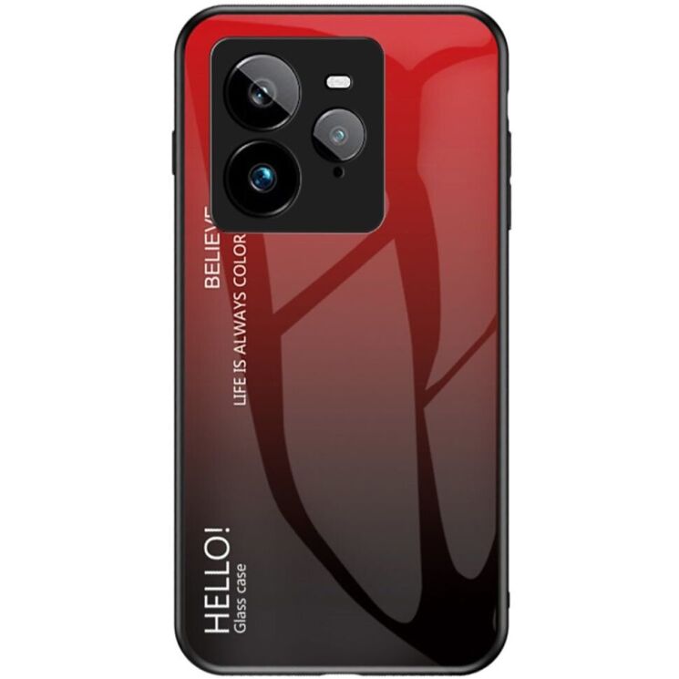 Захисний чохол Deexe Gradient Color для Realme GT 7 Pro - Red / Black: фото 1 з 15
