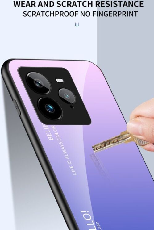 Захисний чохол Deexe Gradient Color для Realme GT 7 Pro - Red / Black: фото 15 з 15