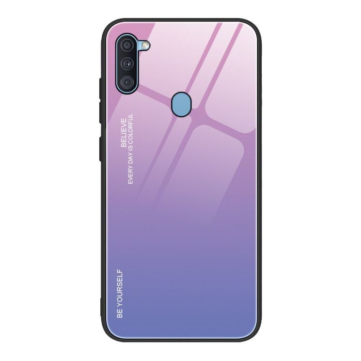 Захисний чохол Deexe Gradient Color для Samsung Galaxy A11 (A115) - Pink / Purple: фото 1 з 9