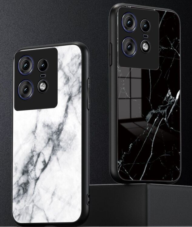 Захисний чохол Deexe Gradient Pattern для Motorola Edge 50 Pro - Gold / Black: фото 7 з 12