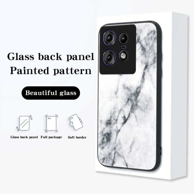 Захисний чохол Deexe Gradient Pattern для Motorola Edge 50 Pro - Gold / Black: фото 4 з 12