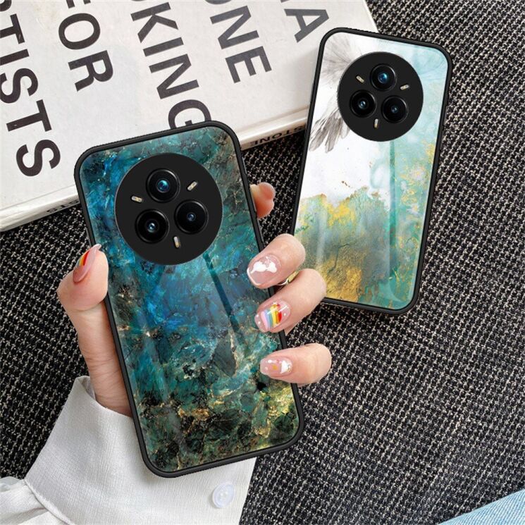 Захисний чохол Deexe Gradient Pattern для Realme 14 Pro Plus - Black: фото 4 з 8