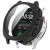 Захисний чохол Deexe Hollow Frame для Samsung Galaxy Watch 7 (44mm) - Black: фото 1 з 7