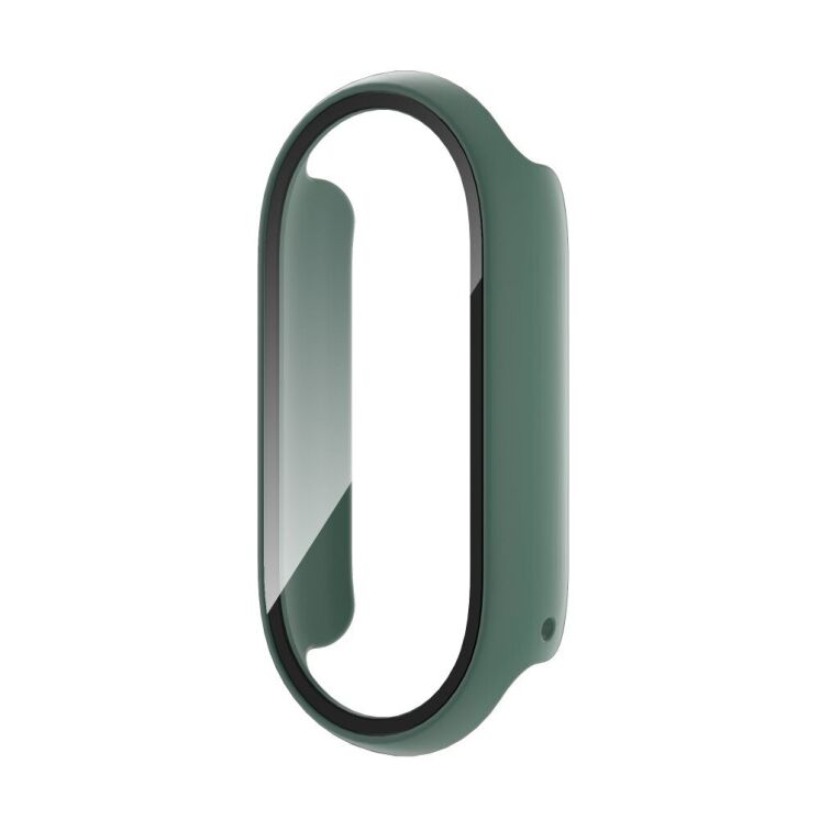 Защитный чехол Deexe Hard Frame для Xiaomi Mi Smart Band 8 - Green: фото 2 из 10