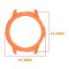 Защитный чехол Deexe Hollow Frame для Garmin Venu 4 (41mm) - Orange (362401O). Фото 7 из 7