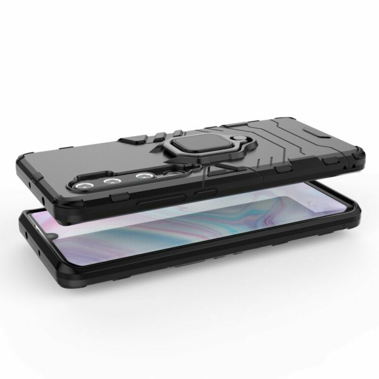 Защитный чехол Deexe Hybrid Case для Xiaomi Mi Note 10 Pro / Mi Note 10 - Black: фото 4 из 8