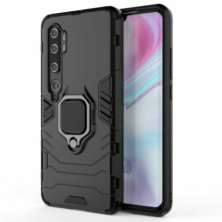 Защитный чехол Deexe Hybrid Case для Xiaomi Mi Note 10 Pro / Mi Note 10 - Black: фото 2 из 8