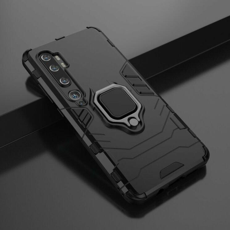 Защитный чехол Deexe Hybrid Case для Xiaomi Mi Note 10 Pro / Mi Note 10 - Black: фото 8 из 8