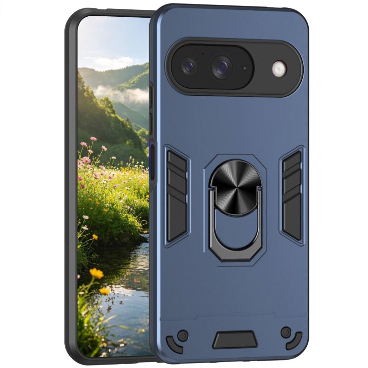 Захисний чохол Deexe Hybrid Shell для Google Pixel 9 / Pixel 9 Pro - Blue: фото 1 з 7