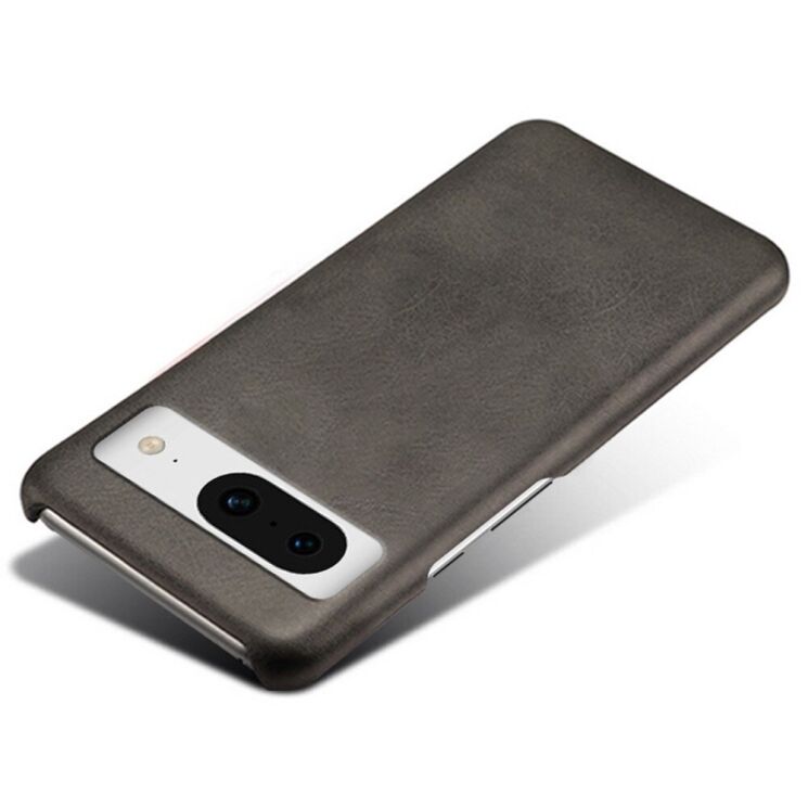Захисний чохол Deexe Leather Back Cover для Google Pixel 8 - Black: фото 3 з 4
