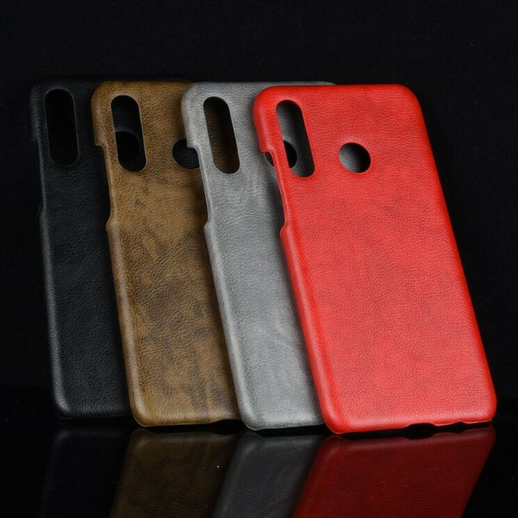 Захисний чохол Deexe Leather Back Cover для Huawei P30 Lite - Red: фото 8 з 8