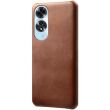 Защитный чехол Deexe Leather Back Cover для OPPO A60 - Brown (357408Z)