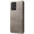 Защитный чехол Deexe Leather Back Cover для Samsung Galaxy A73 (А736) - Grey (293931H)