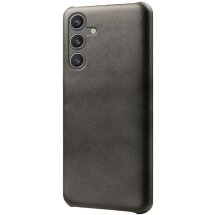Защитный чехол Deexe Leather Back Cover для Samsung Galaxy S25 (S931) - Black: фото 1 из 4