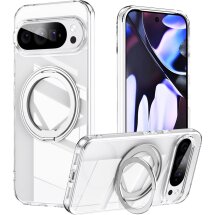 Защитный чехол Deexe Mag Stand для Google Pixel 11 Pro XL - Silver: фото 1 из 13