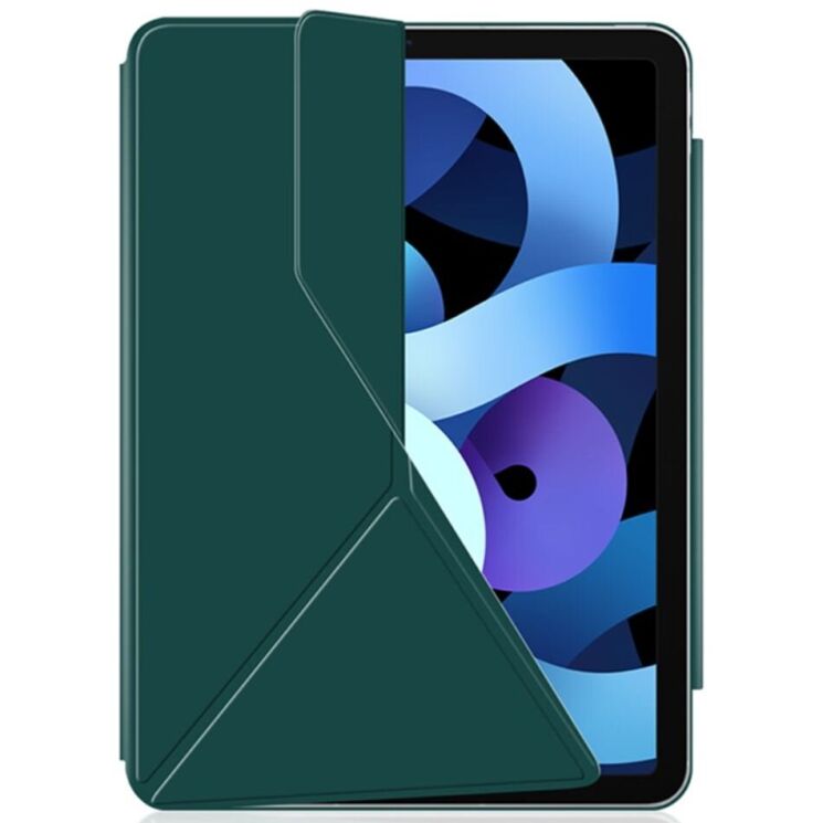 Защитный чехол Deexe Magnetic Case для Apple iPad Air 11 M3/M2 (2025/2024) / Air 4 / 5 10.9 (2020/2022) / Pro 11 (2020/2021/2022) - Green: фото 3 из 7