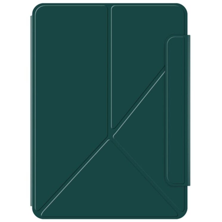Защитный чехол Deexe Magnetic Case для Apple iPad Air 11 M3/M2 (2025/2024) / Air 4 / 5 10.9 (2020/2022) / Pro 11 (2020/2021/2022) - Green: фото 6 из 7