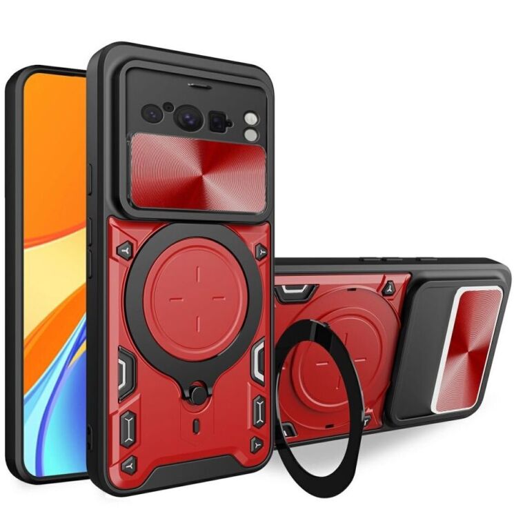 Захисний чохол Deexe Magnetic Space для Google Pixel 8 Pro - Red: фото 1 з 10