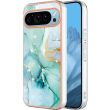 Защитный чехол Deexe Marble Style для Google Pixel 9 / 9 Pro - Green (360016G)