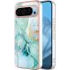 Защитный чехол Deexe Marble Style для Google Pixel 9 / 9 Pro - Green (360016G). Фото 1 из 6