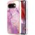 Защитный чехол Deexe Marble Style для Google Pixel 9a - Light Purple: фото 1 из 6