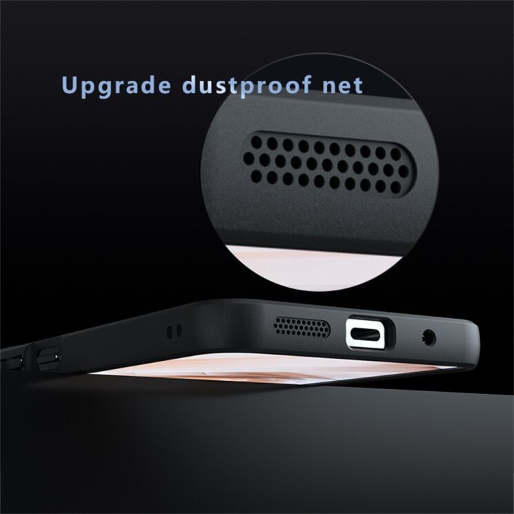 Защитный чехол Deexe Matte Skin with MagSafe для Xiaomi Redmi 13 - Black: фото 5 из 10