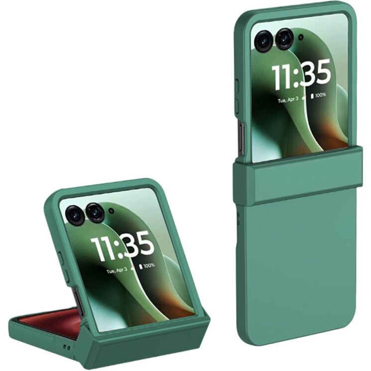 Защитный чехол Deexe Pivot Case для Motorola Razr 60 Ultra / Razr 70 Ultra - Green: фото 1 из 12