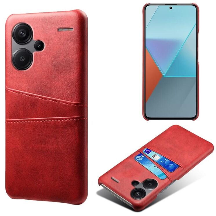 Защитный чехол Deexe Pocket Case для Xiaomi Redmi Note 13 Pro+ - Red: фото 1 из 4