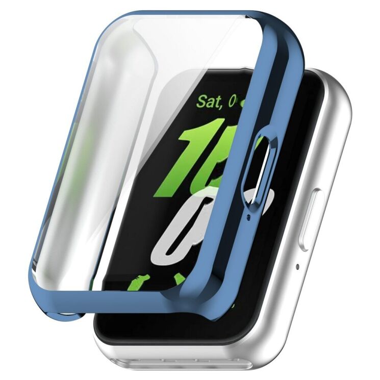 Защитный чехол Deexe Protective Frame для Samsung Galaxy Fit 3 - Blue: фото 1 из 8